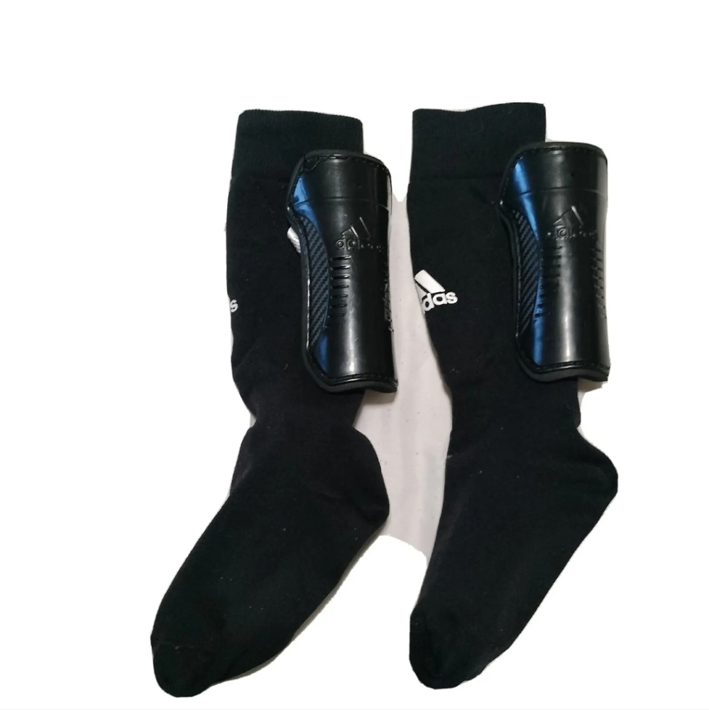 Adidas Unisex-Child Performance Youth Soccer Sock Shin Guards Size Small